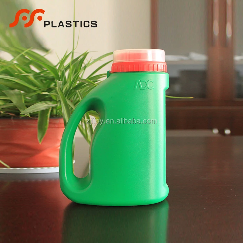 Multi-layer cover screen printing Laundry liquid detergent plastic bottle empty  clean dish wash soap lotion bottle