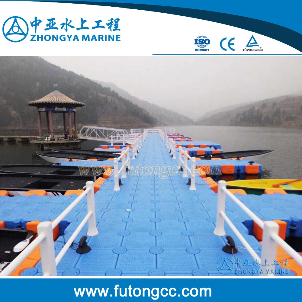 Plastic Floating Dock Floating Bridge modular pontoon HDPE jetty bridge