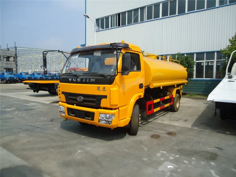 4x2 Yuejin RHD LHD 5000 liters camion cisterna de diesel