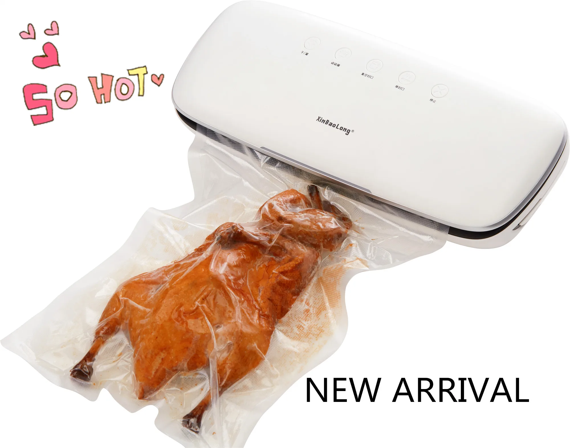 Hot Sale Semi Automatic Kitchen Food Vacuum Sealers Electric Household 100W Plastic Sealing Machine Heat Sealer Hand Held Ltd.