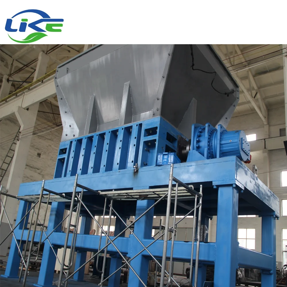 
Used tyre rubber powder price tire shredder recycling line 