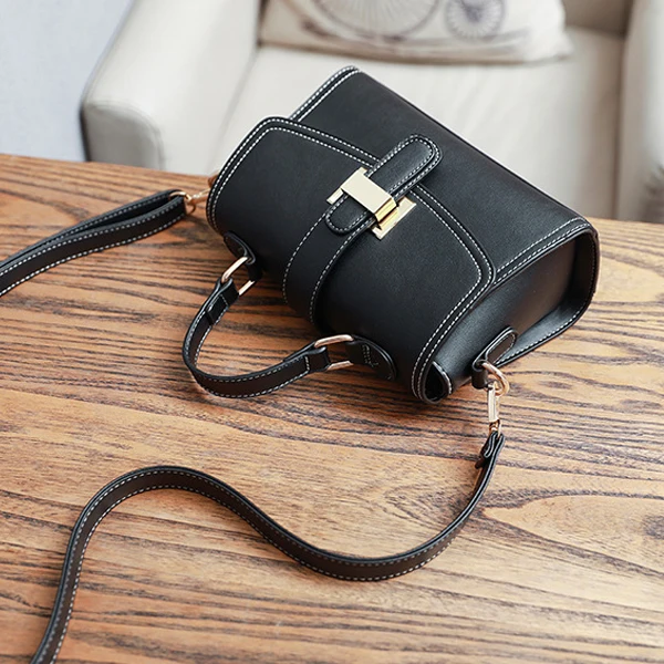 
EM326 High quality pu fashion popular style hand bag with metal hasp women shoulder bags 