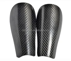 Free shipping Customized Available carbon fiber Soccer Shin Guards with high quality