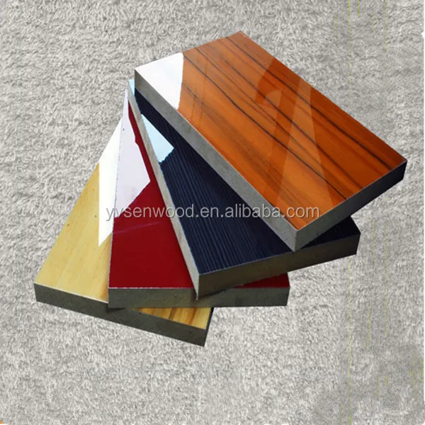 2mm 2.5mm melamine MDF board for furniture backboard