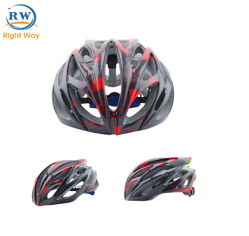 Wholesale fancy custom bicycle helmet road racing lightweight motorcycle helmets sports bike helmet for adult