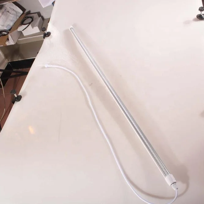 Ip66 waterproof 345nm red 450nm blue cob full spectrum transparent waterproof Tube t8 led grow lights