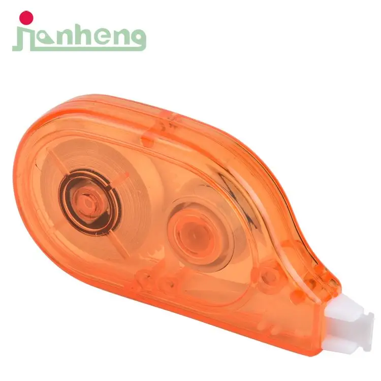 
China manufacturer new arrival round shaped plastic school stationery products white office supplies correction tape 