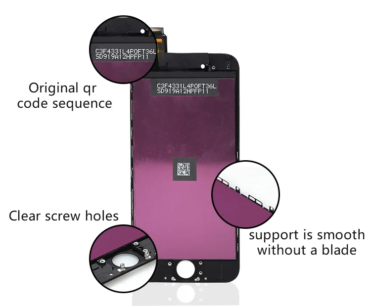 SAEF OEM Fast Delivery For iphone 6 6G Fully Refurbished LCD Screen Display, Original Lcd Screen For Iphone 6