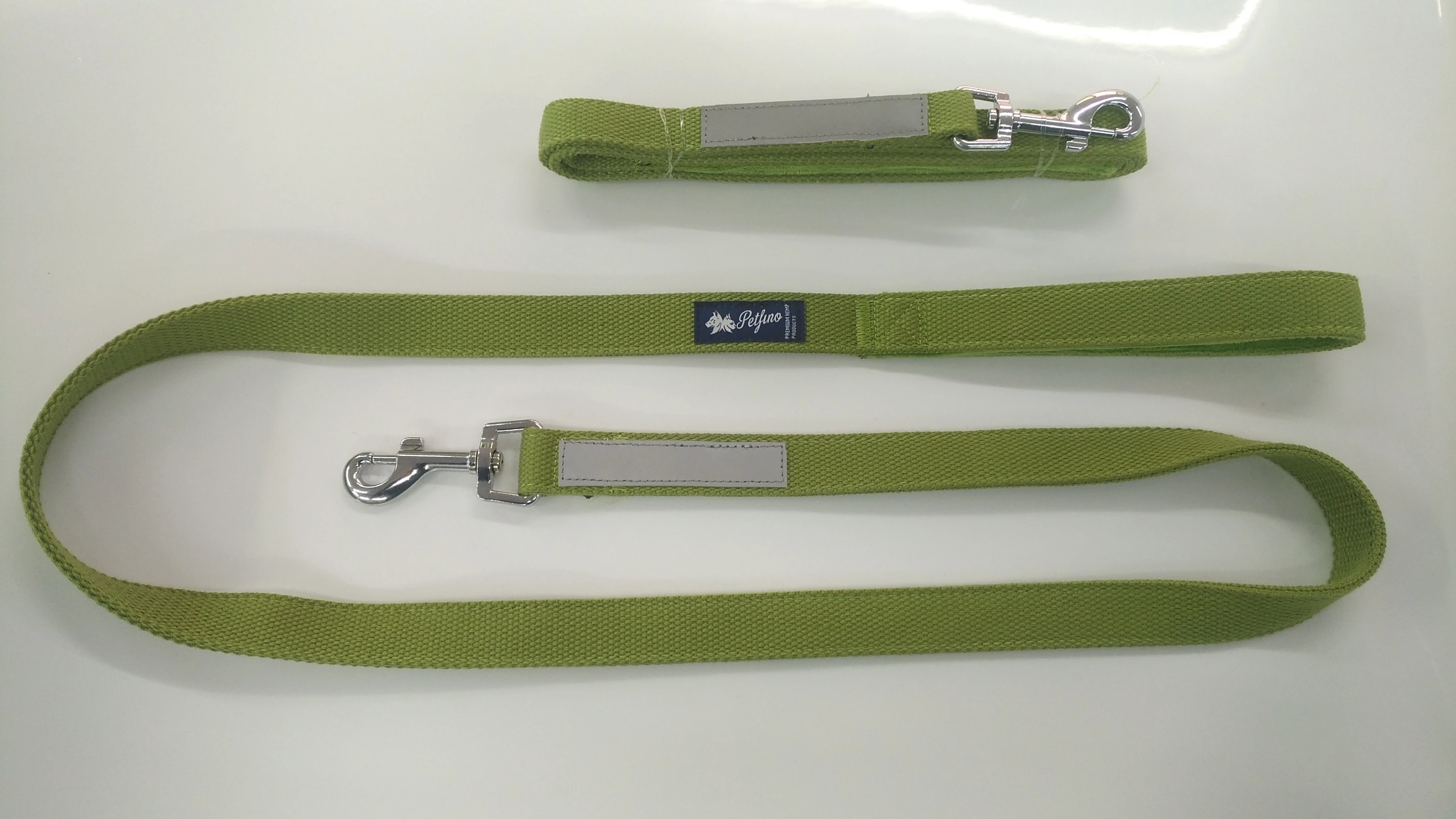 Amazon Top Seller 2019 Hemp Double Dog Collar Leash Training Leash Running With Fleecing Handle