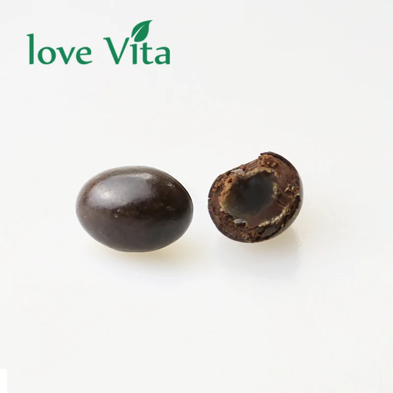 
Top Sale Black Color Mixing Gummy Filled In Egg Shaped Chocolate 