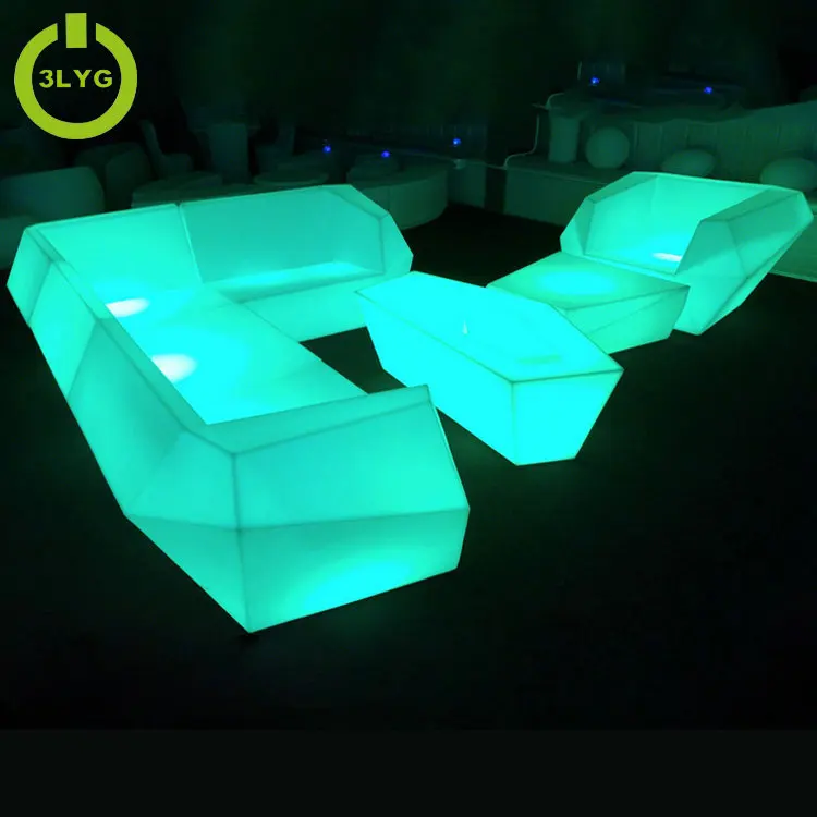 Modern wholesale high quality cheap color changing led chair sofa
