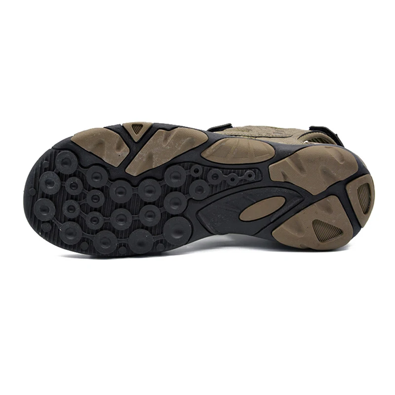 Men Beach Sport Sandals Best Quality Stylish New Outdoor Buckle Strap EU39-45# PU+RB+MD Cotton Fabric ODM OEM CN;FUJ Rubber A-16