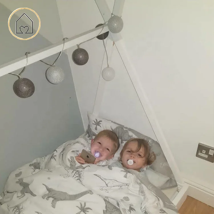 Baby room nursery single queen size children tipi teepee di floor bed for sale