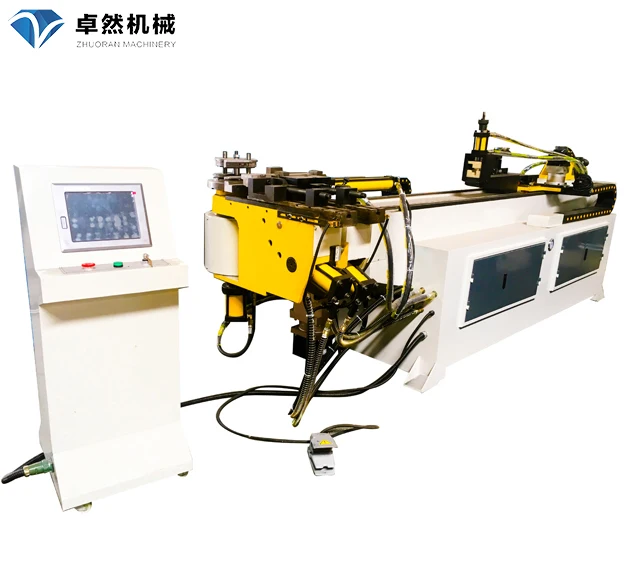 DW-63 CNC Automatic Cnc Semi-Automativ Hydraulic Rectangular Spiral Tubing Circular Tube Pipe Bender Pipe Bending Machine