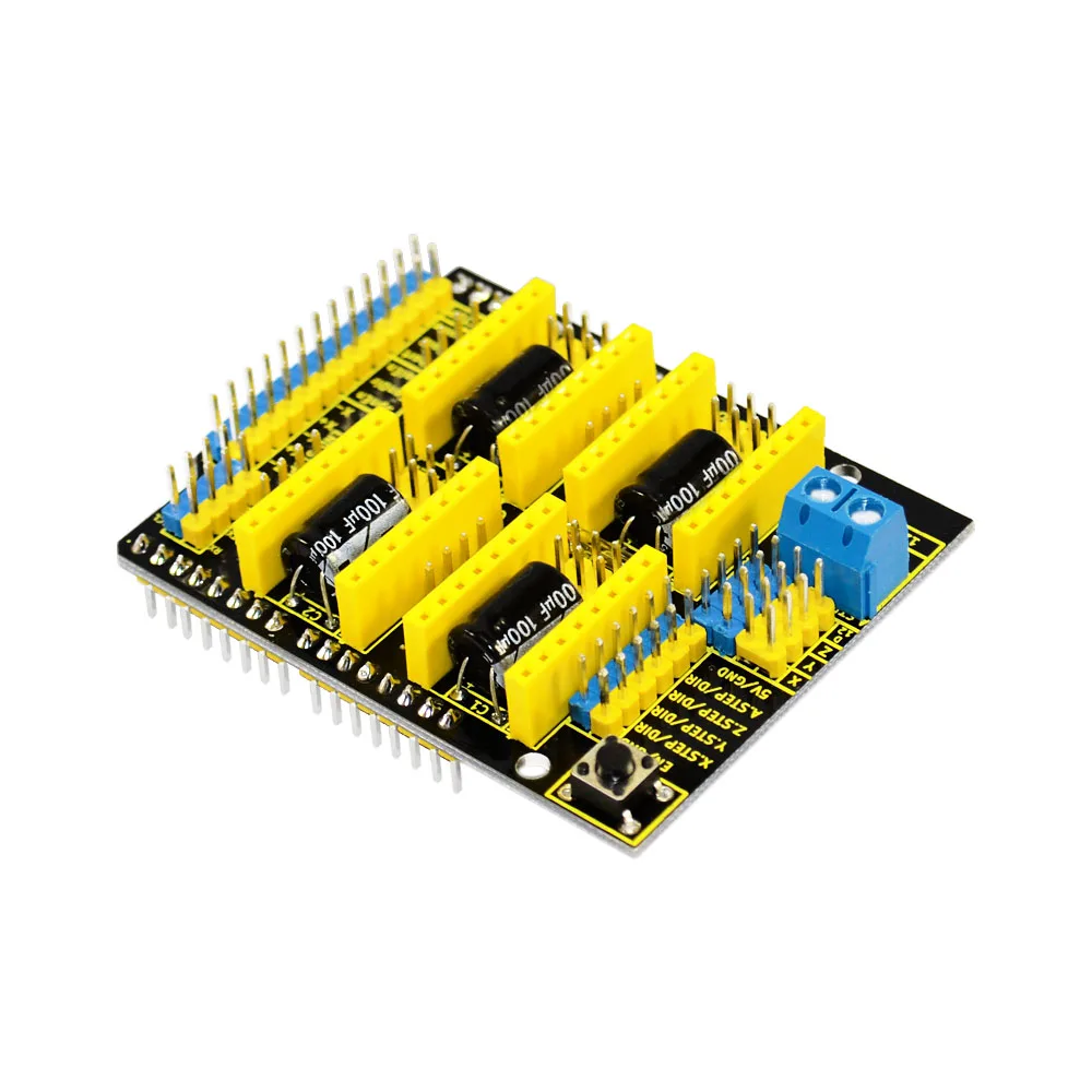 Keyestudio A4988 3D принтер Драйвер шагового двигателя с ЧПУ щит V3