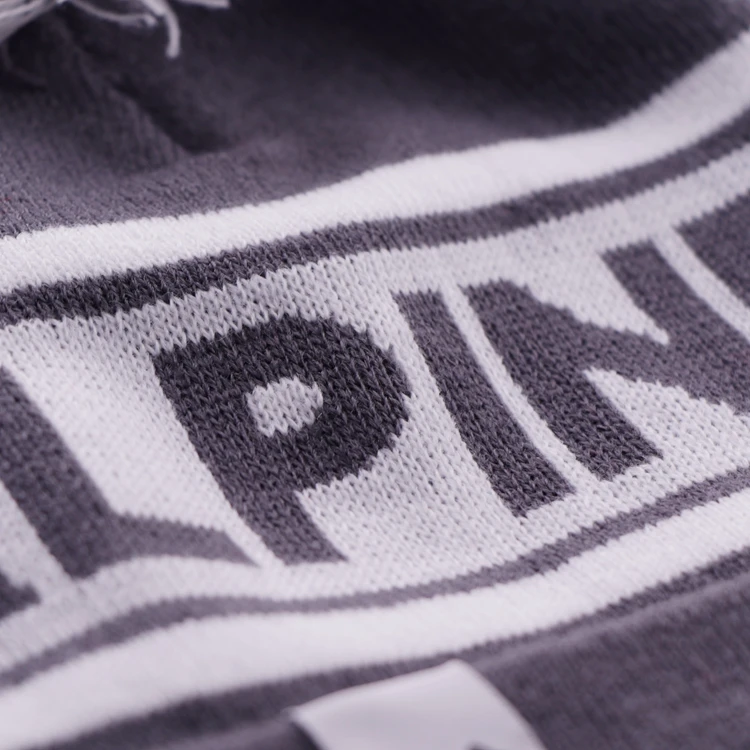 
Winter Ball Hat Ski Cap Hand Knit 100% Acrylic Beanie Hat 