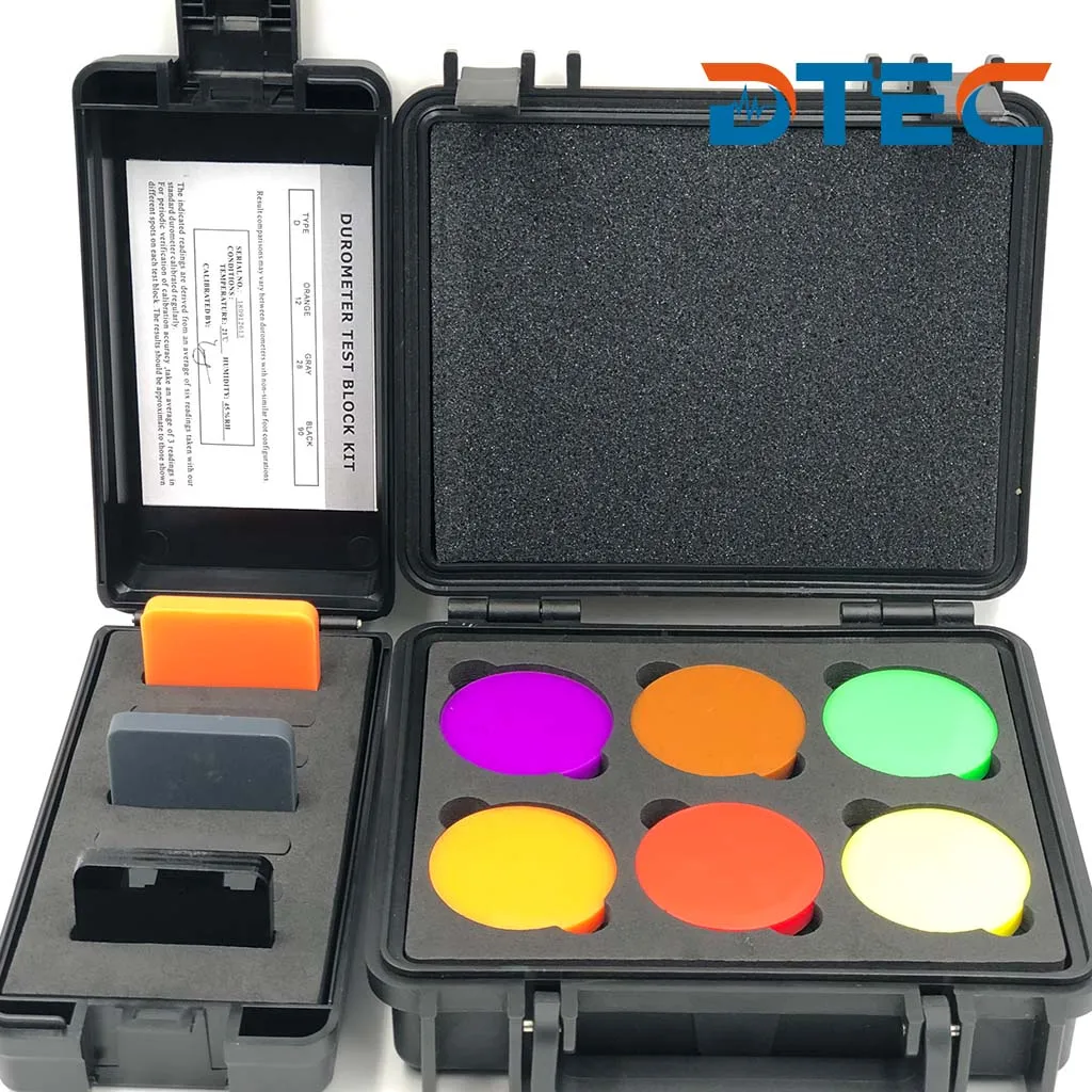 DTEC Shore A Hardness Standard Block,HA hardness scales,6 pieces per set