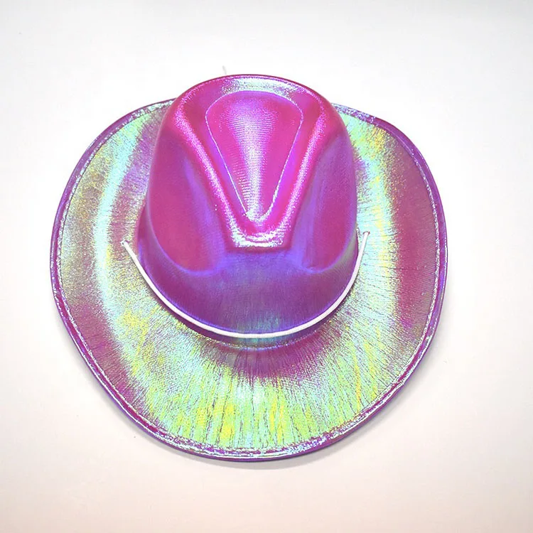 
Небольшой минимальный заказ, модная Водонепроницаемая светящаяся ковбойская шляпа  (62181768079)