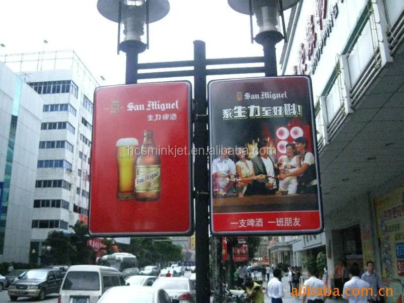 Power saving backlit poster frame fabric LED light boxes advertising for commercial places