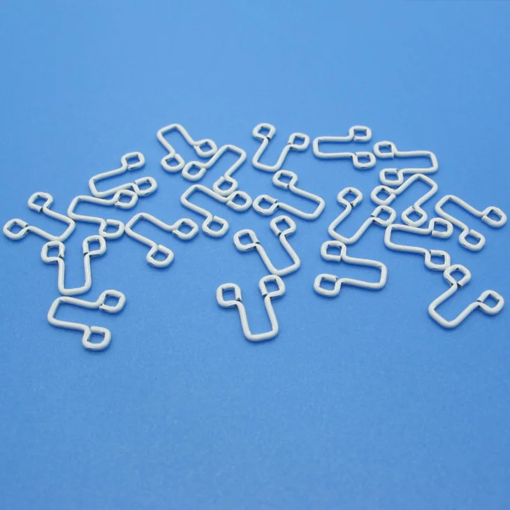 Wholesale nylon coated square hooks and eyes for bra