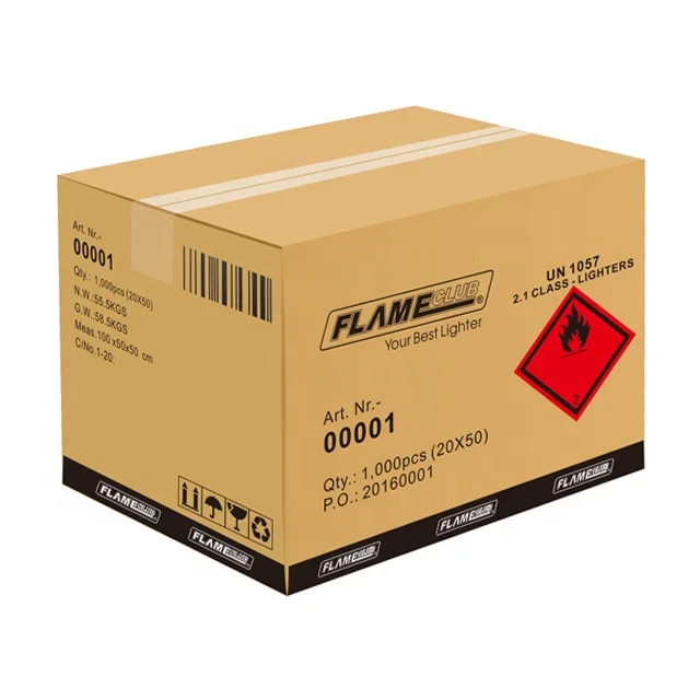 Flameclub P-19 Cheap Wholesale Plastic Piezo Disposable Cigarette Lighter