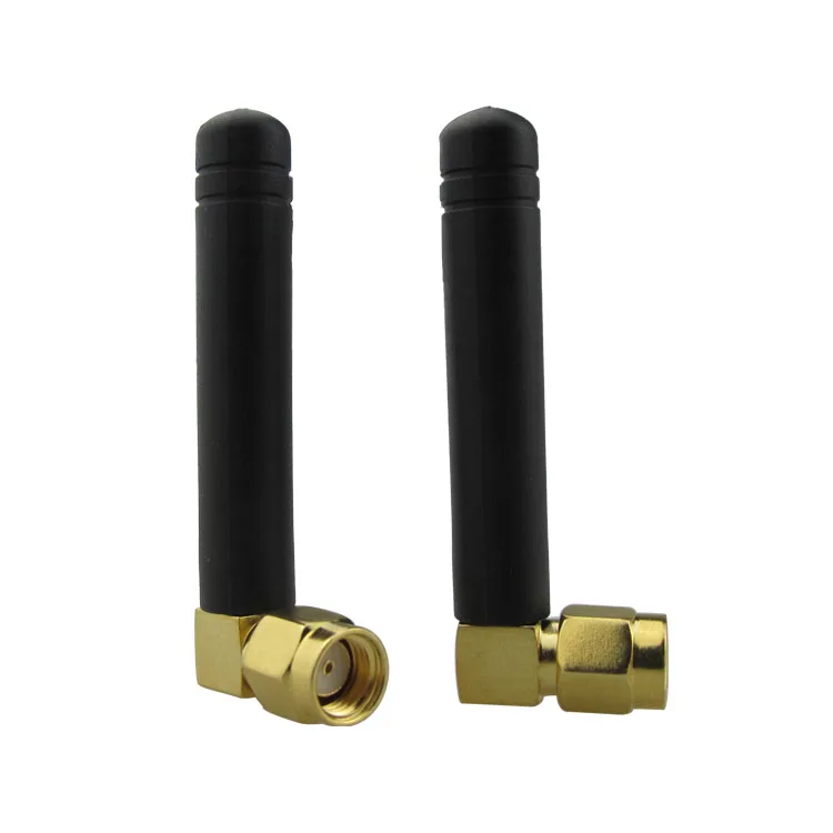 Flexible Rubber Antenna 433MHz Omni directional 2dB Indoor Antena With SMA Connector straight or right angle