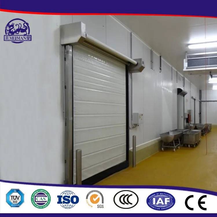 CE Certified Fast Rapid Automatic Industrial PVC High Speed Rolling Fabric Roll Doors