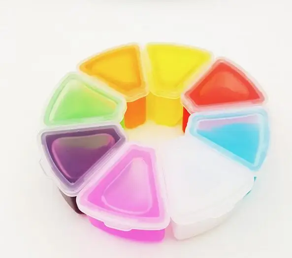 Kids summer toy jelly South Korea fruit smell 9 colors flower cute crystal slime safe magic slime
