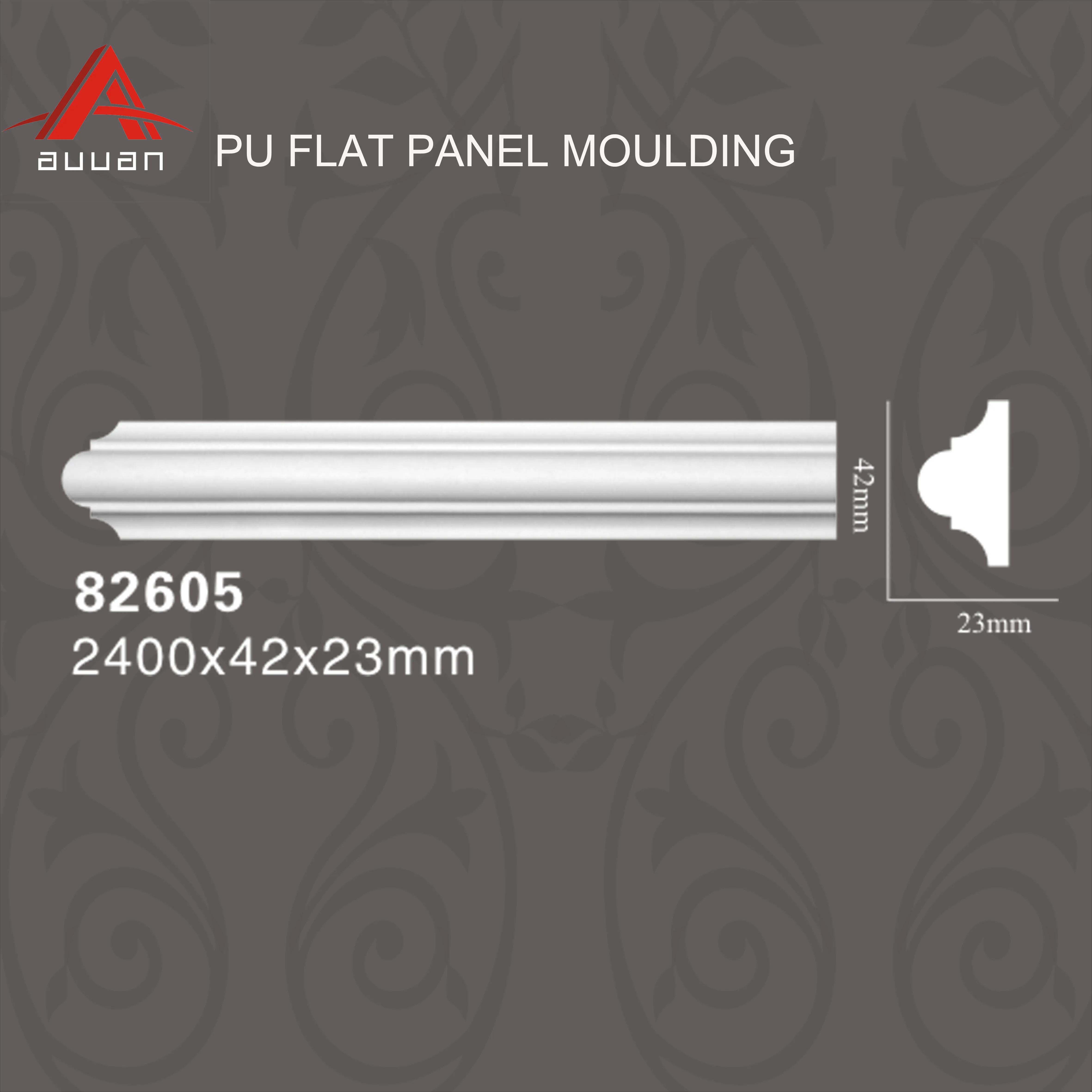 Architectural polyurethane interior cornice moulding foam chair rail decoration
