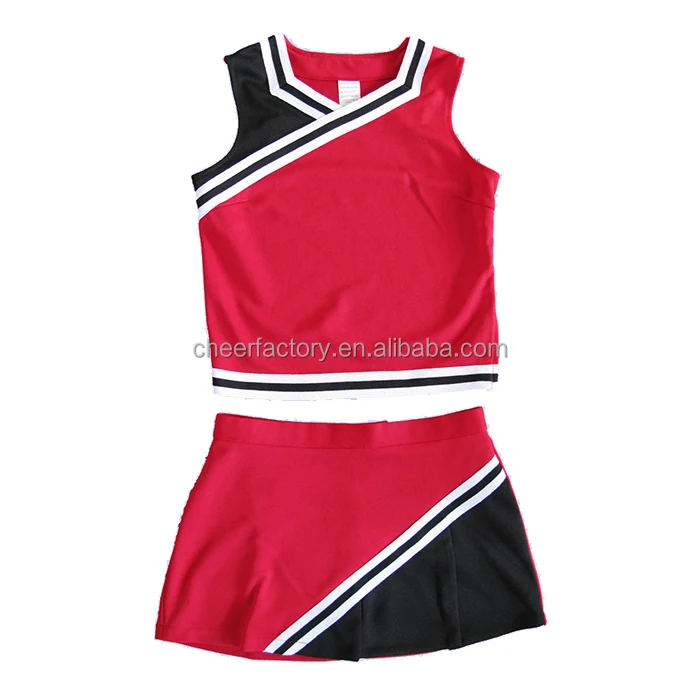 Popular custom cheerleading apparel made in China cheerleader uniforms
