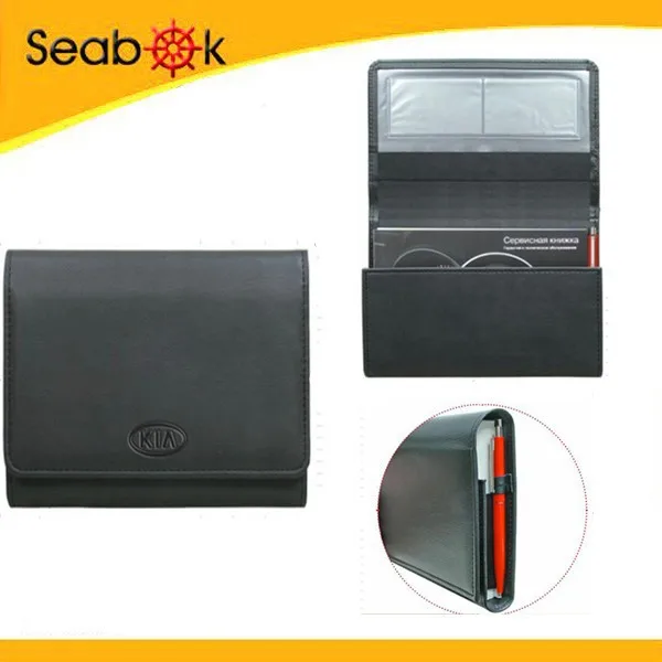 High Quality PU portfolio Car Document Holder Factory Direct Car File Folder