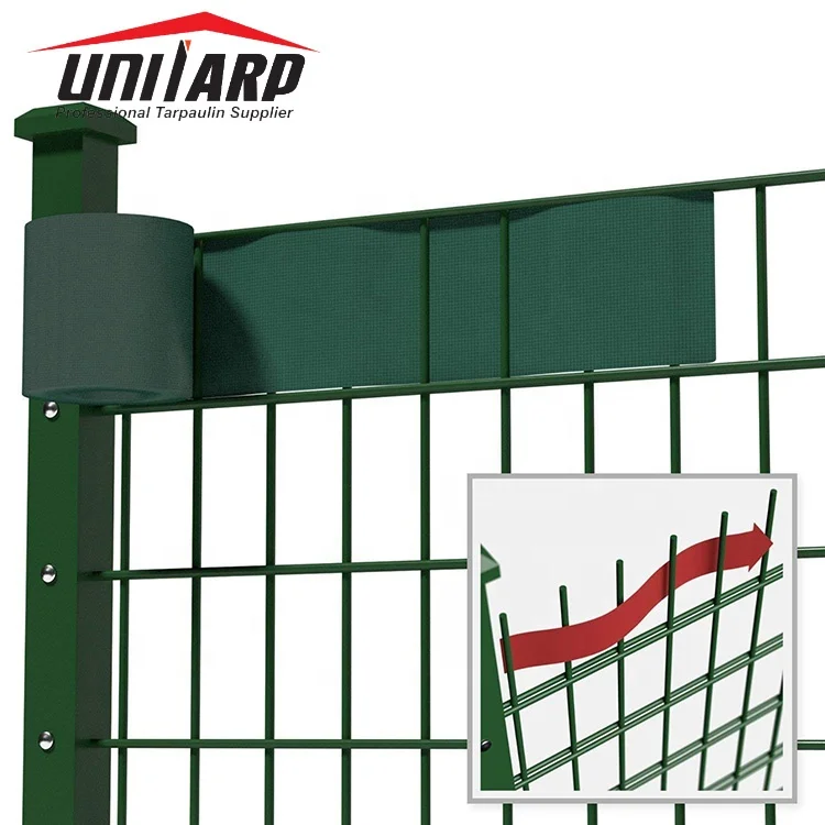 Uni-tarp PVC Tarpaulin Supplier Cheap Anti-UV PVC Fabric Tarpaulin PVC Strip Fence Cover for Garden Decoration and Protection