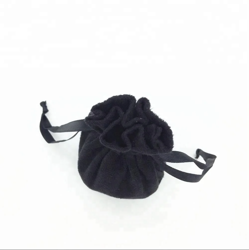 Chinese Manufacturer Small Suede Keychain Bottle Shaped Pouch For Cosmetics