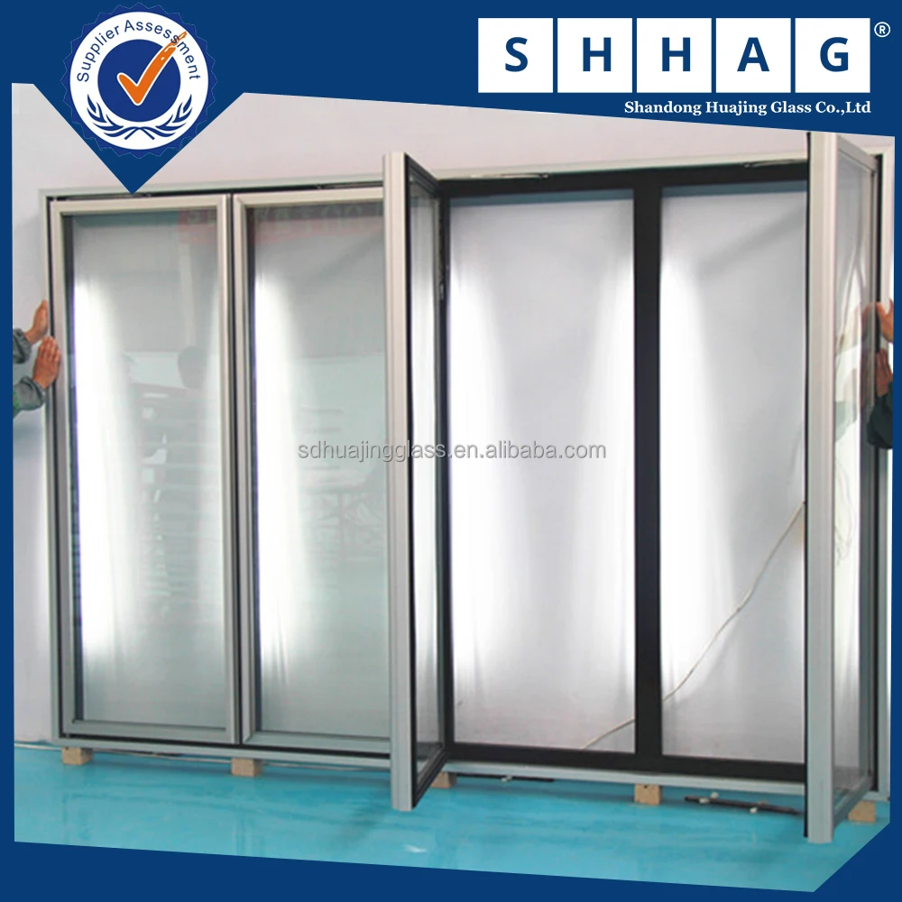 China Factory Tempered Glass Low-E Double Glazing Glass Door For Freezer chiller