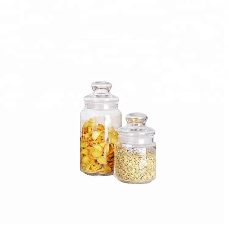 OEM Storage Bottles & Jars Large Luxury Candy Jar Fancy 500ml Kitchen Food PET Kitchen Containers Round Plastic Party Availalble