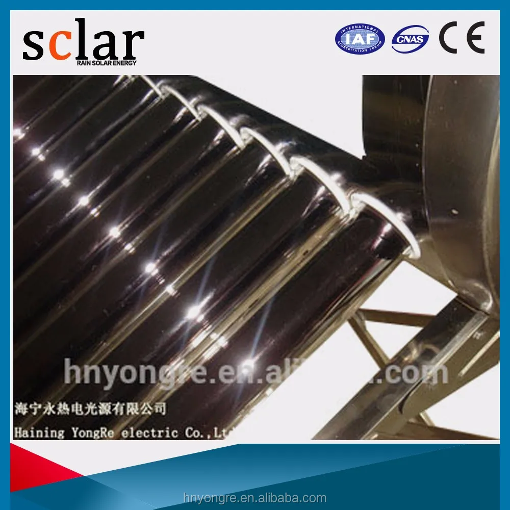 China Solar Evacuated tube/vacuum tube/Three targets vacuuum tube 58*1800mm