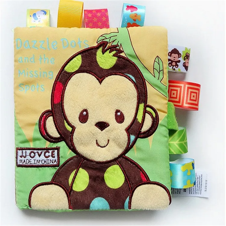 Wholesale Educational Intelligence toys Development Soft educ toy babi Cloth fabric book for child baby