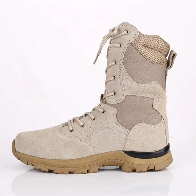 
Rubber Outsole Material and Black Or Desert Color Delta Army Combat Military Boots For Men 