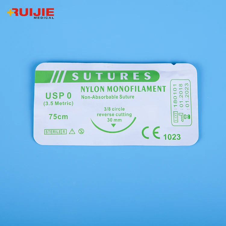 Medical Disposable Suture Nylon 10 0