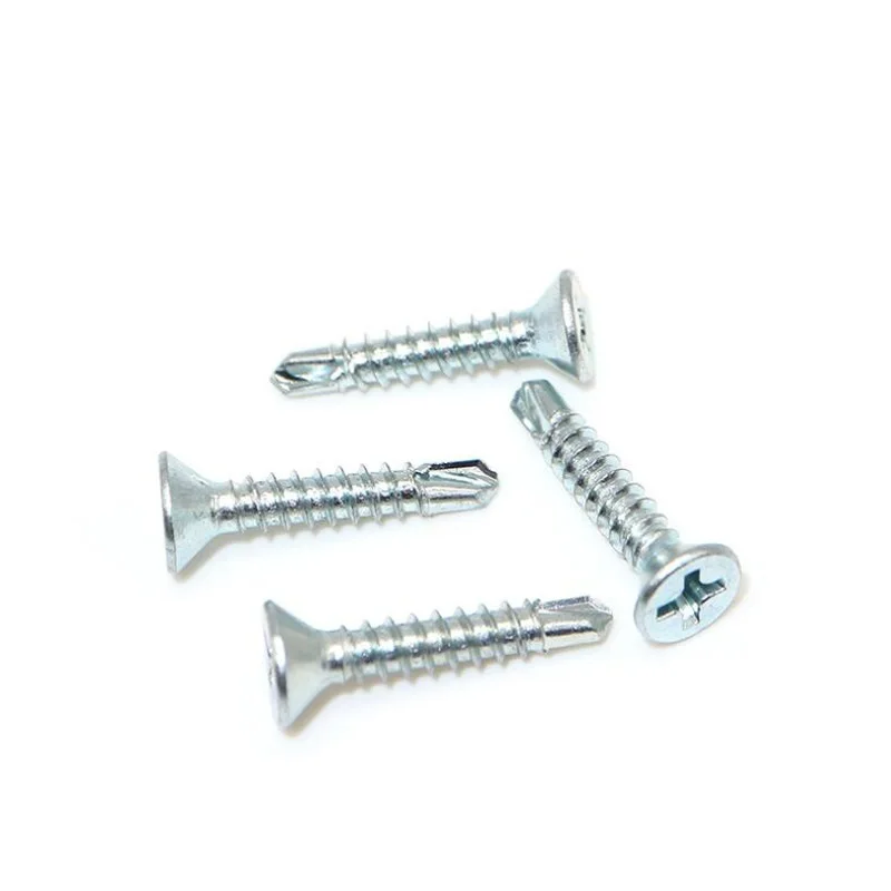 satnadard din 7504p flat countersunk head drilling screw by China