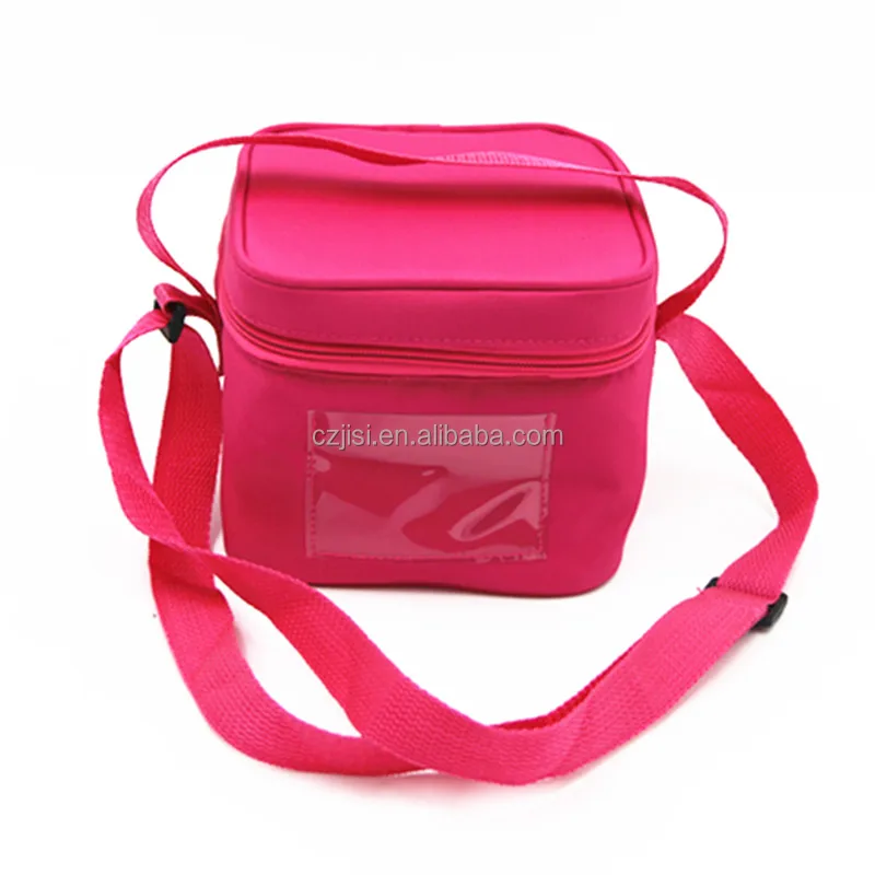 Mini Portable Insulated Cooler Bags Wholesale 600D Durable Eco-friendly Lunch Wine Bags Cartoon Pattern Fresh Breastmilk Cans