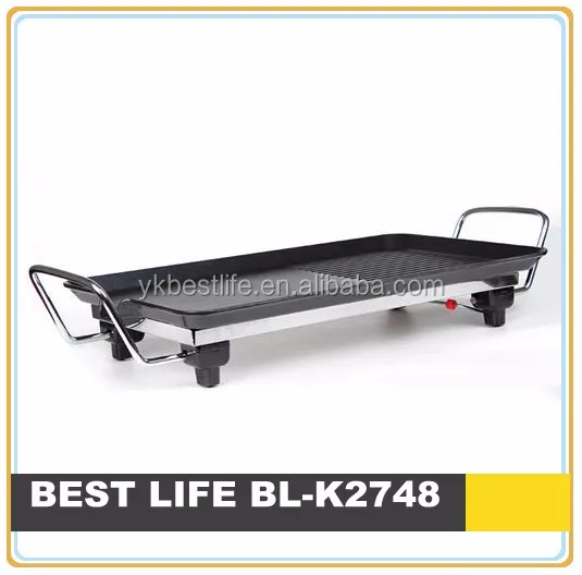 
48x27cm middle size aluminum Electric barbeque grill 