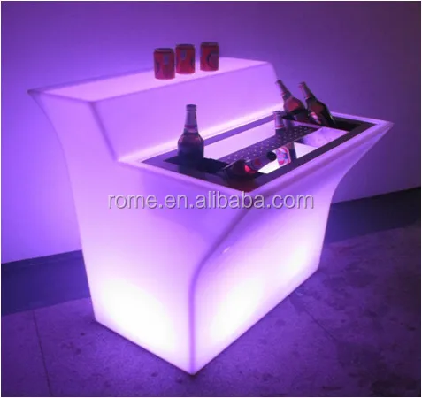 led Light furniture Straight mouth bar Modern Home Bar Counter Design/Beer Coolers For Home Bars