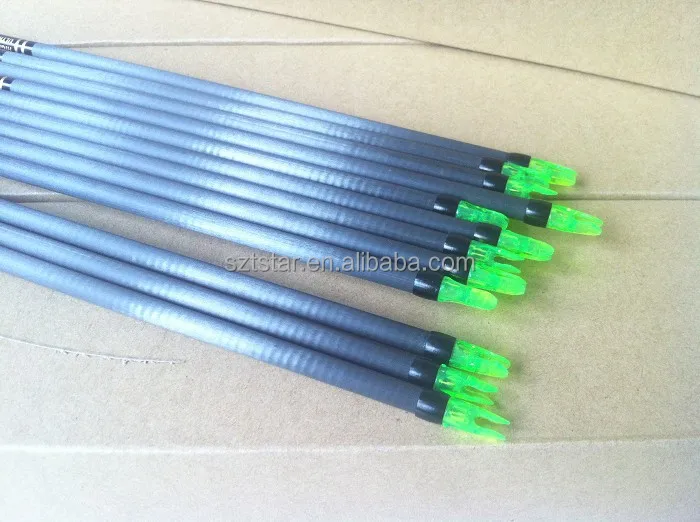 4.2mm, 6mm, 6.2mm fiberglass arrows for hunting / fiberglass arrow manufacturer