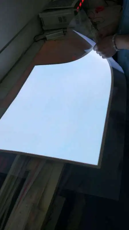 custom electroluminescent panel for machine