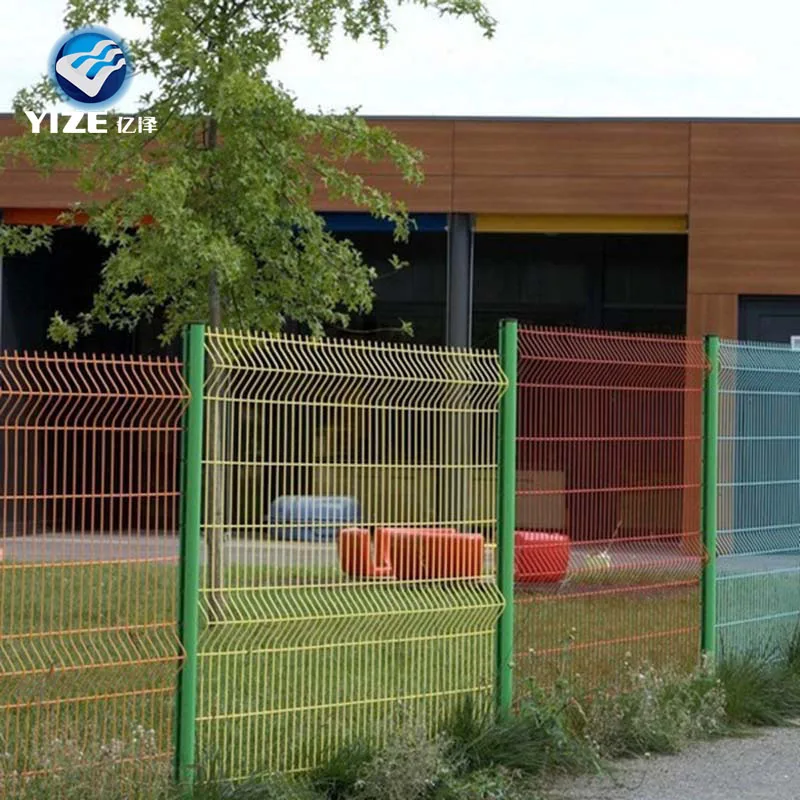 3D Folding Welded Wire Mesh Curved Fence For Poland