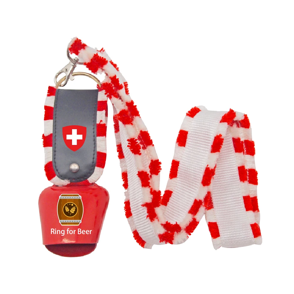 Hot sale swiss souvenir bells, metal bell with your own logo as promotional gifts