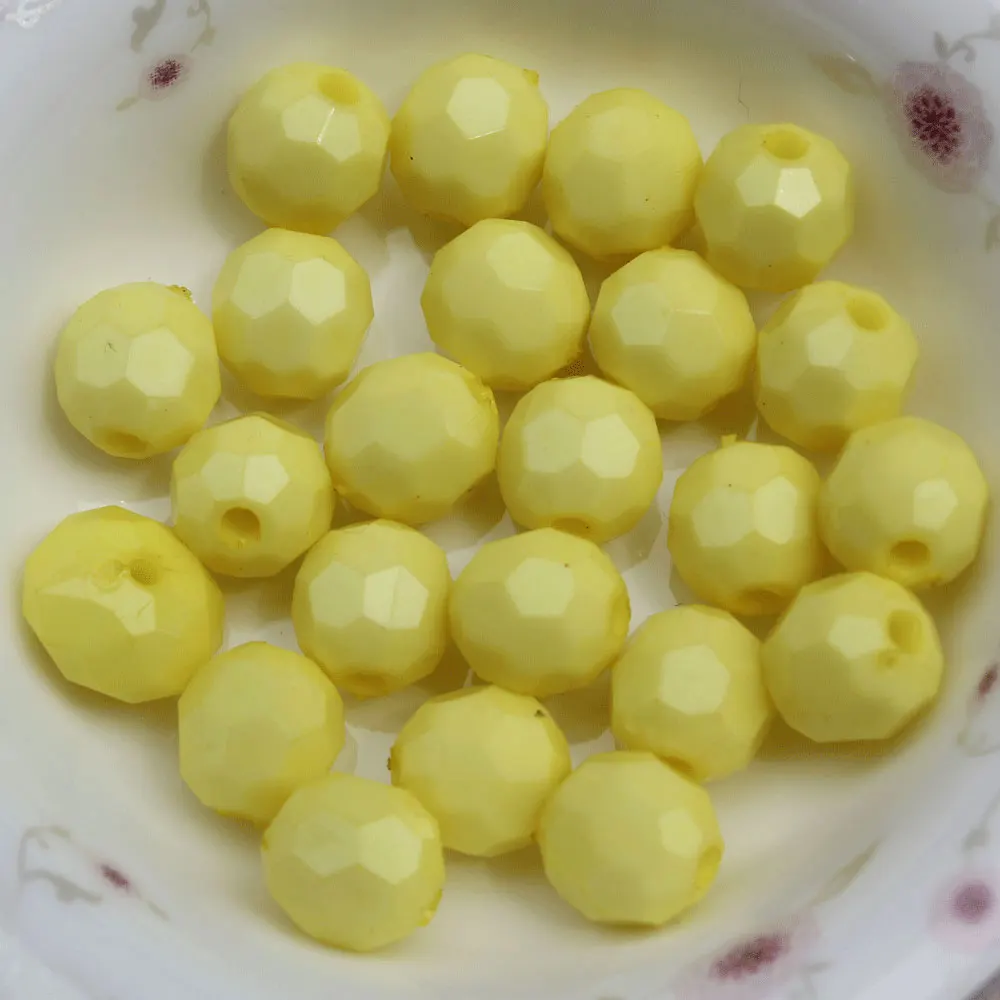 Wholesale Mixed Bubblegum Color Acrylic Faceted Round Beads 4mm To 20mm Disco Ball Beads