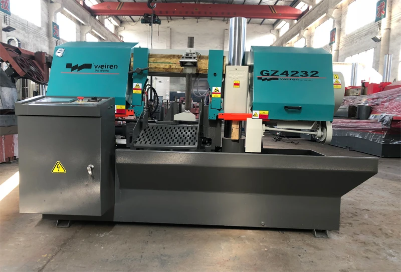 GZ4232 Fully Automatic Steel Cutting Machine Fast Bar Tube Square Pipe Metal Cutting Horizontal Band Sawing Machine