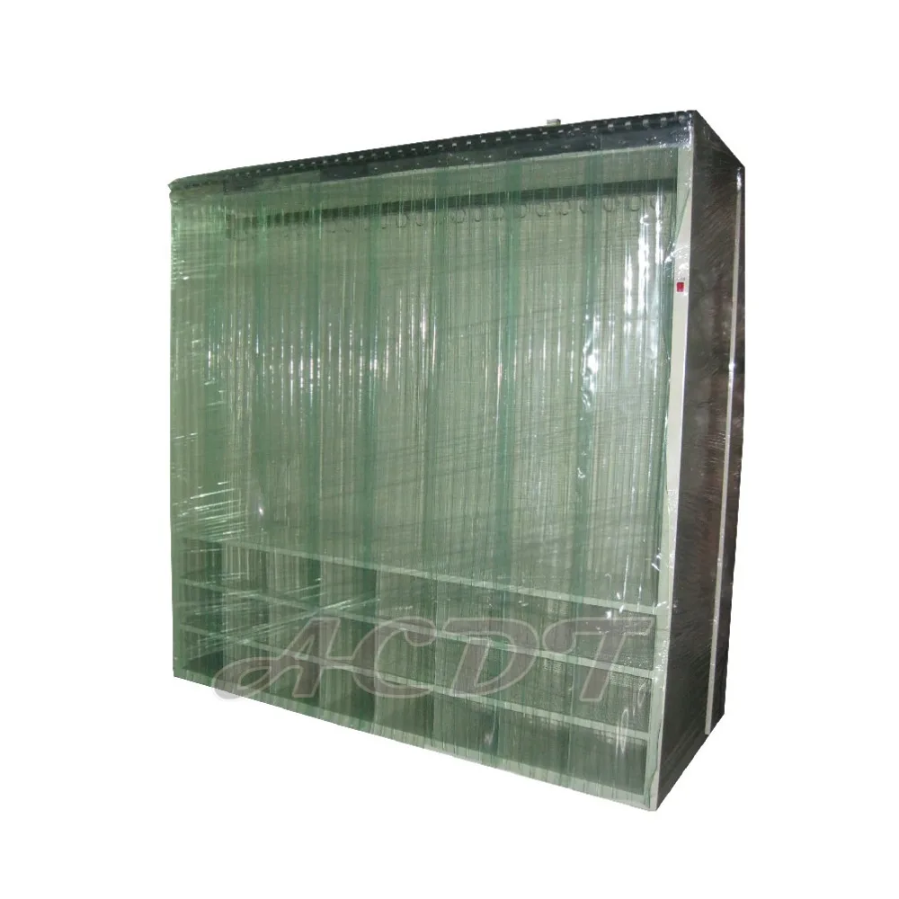 Powder Coating Steel Clean room Garment and Shoe Storage Cabinet with soft wall or hard wall